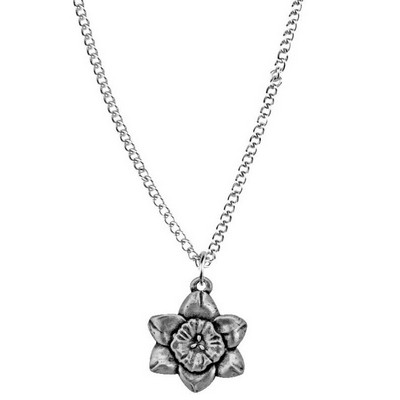 Salisbury March Flower of the Month Pendant Necklace