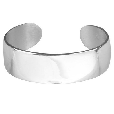 Salisbury 3/4" Plain Pewter Bracelet