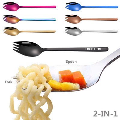 7.48'' 2 in 1 Salad Fork Spoon