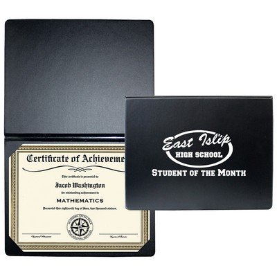 Economy Heat Sealed Diploma Holder (Portrait Style)