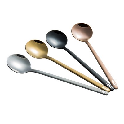 Round Stainless Steel Dessert Spoon