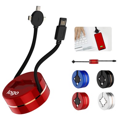 3-in-1 Retractable Charging Cable