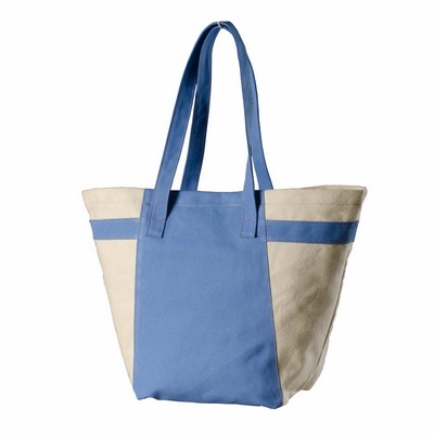 Premium Cotton Tote Bag with Matching Fabric Handles