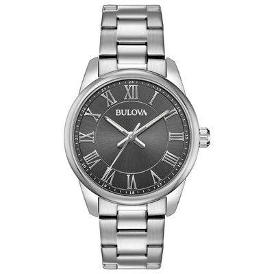 Bulova Corporate Collection men's Silvertone Bracelet