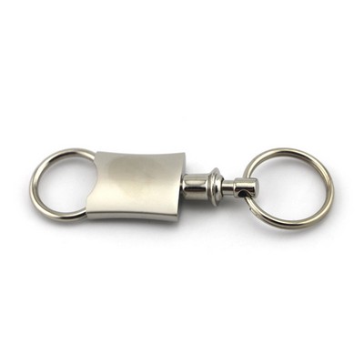 Rectangle Detachable Keychain Quick Release Keyring