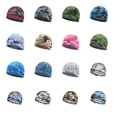 Ice Silk Camouflage Skull Cap/Helmet Liner