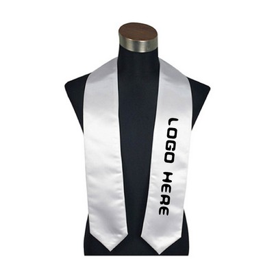 Silkscreen Unisex Adult Plain Graduation Stole Sash