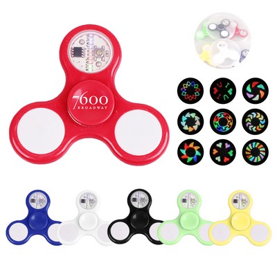 Fidget Hand Spinner LED Light