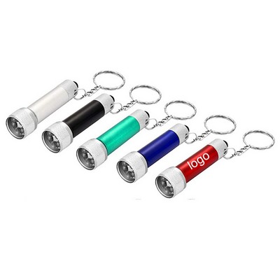 Mini LED Flashlight With Key Clip