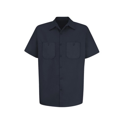 Red Kap® Wrinkle-Resistant Short Sleeve Cotton Work Shirt