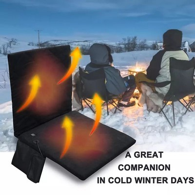 USB Heated Portable Camping Chair