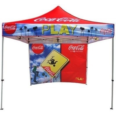 Pop Up Canopy w/ Pro Aluminum Frame & Full Sublimation (10'x10')