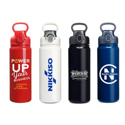 24 oz Stainless Steel Vacuum Insulated Water Bottle w/ spout