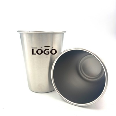 12oz Tumbler Stainless Steel Pint Cup