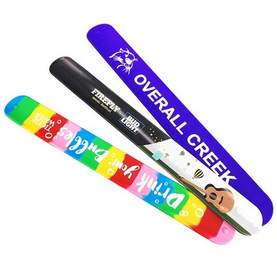 Full Color Silicone Slap Wristband