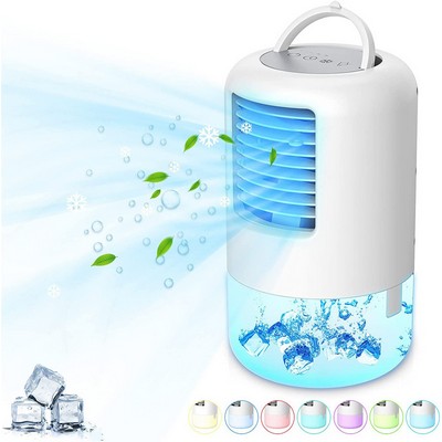 Colorful Desktop Spray Fan Humidifier