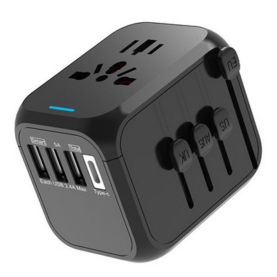 Universal Travel Adapter with USB-C Charger