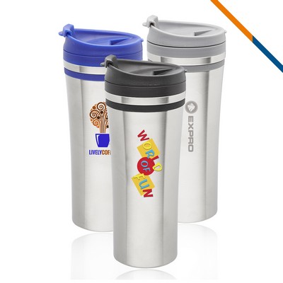 Clast Stainless Steel Travel Mug - 15 Oz.