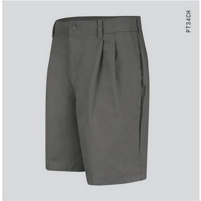 Red Kap™ Men's Pleated Front Short - Charcoal Gray