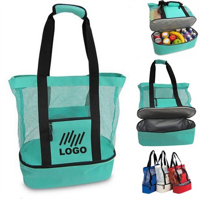 Beach Bag With Cooler Compartment