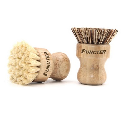 Bamboo Cleaning Scrub Brush Pot Brush