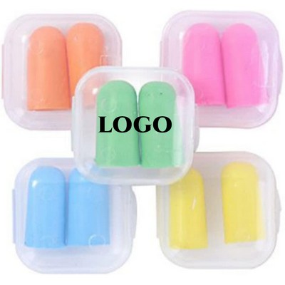 Soft Foam Earplugs With Case