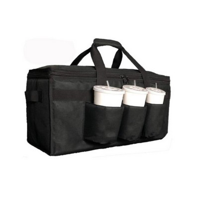 Insulated Food Delivery Bag w/Cup Holder