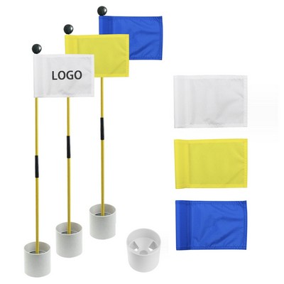 Golf Practice Flagsticks Flags With Cups