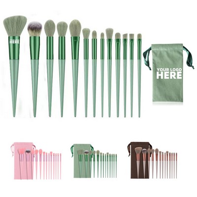 13 Pcs Makeup Brushes With Pouch