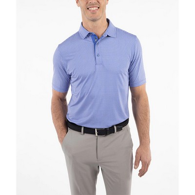 Bobby Jones Performance Gingham Print Polo