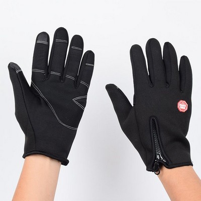 Touch Screen Winter Fleece Skating Gloves