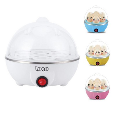 Electric Egg Cooker with Auto Shutoff Feature