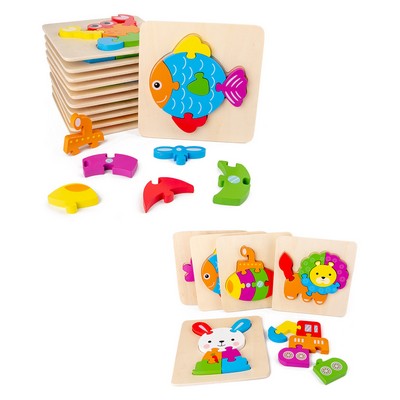 Wooden Toddler Jigsaw Puzzles Gifts Toys