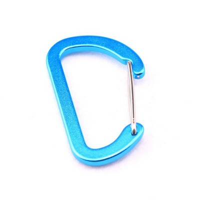 Flat #6 D Shape Aluminium Alloy Carabiners