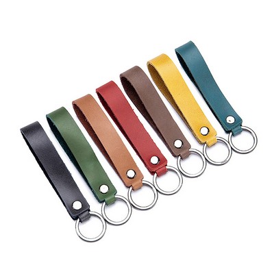 Classic Leather Key Chain - Timeless Style & Functionality