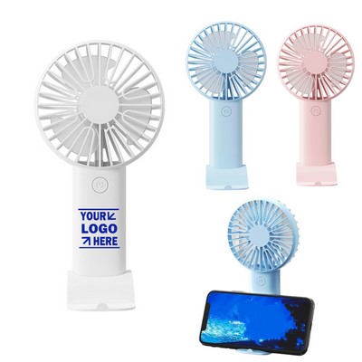 Portable Handheld Usb Mini Fan With Base