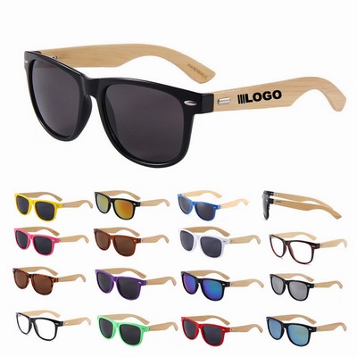 Bamboo Wood Polarized Sunglasses