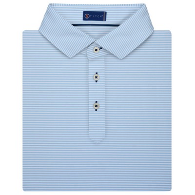 STITCHr Atlantic Stripe Polo Shirt - Men's