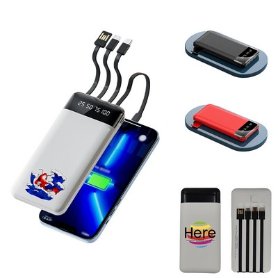 Portable Charger 20000mAh Power Bank with Flashlight