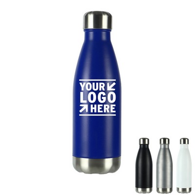 16 oz. Stainless Steel Matte Water Bottle