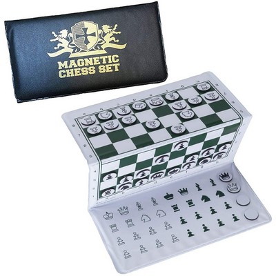 Mini Magnetic Pocket Chess Set - Travel Trifold, 6 in.