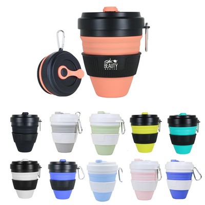 15Oz. Silicone Folding Cup