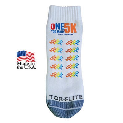 Top-Flite Full Cushion Quarter Top Socks with Oversized DTF