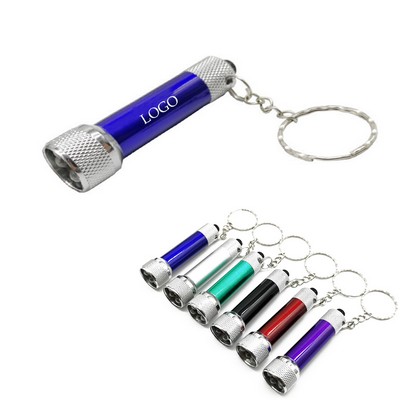 5 Bulb LED Flashlight With Keyring