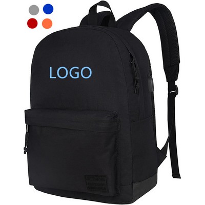 Backpack with USB Charging Port