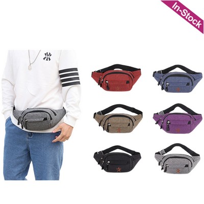 4 Zippered Fanny Packs