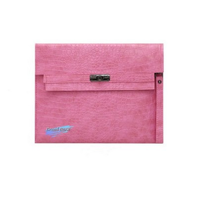 PU Leather Flap Laptop Sleeve