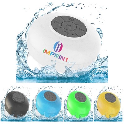 Waterproof Mini Bluetooth Speaker with Suction Cup