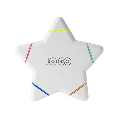 Full Color Star Shaped Highlighter