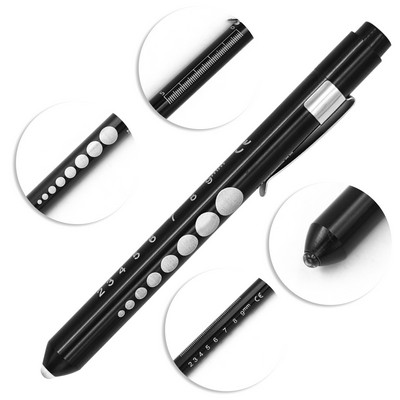 Clickable Led Medical Penlight With Pupil Gauge MOQ10